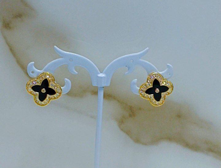 Midnight Bloom Studs
